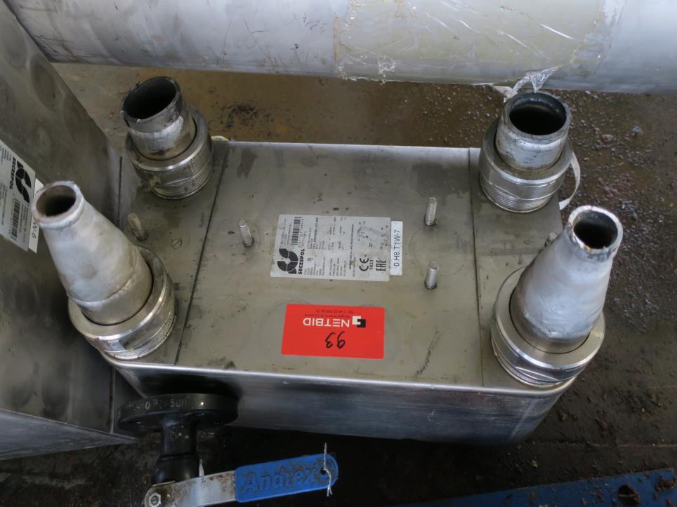 Used Secespol LC1-10LN-60L-2,5" Heat exchanger for Sale (Auction Premium) | NetBid Industrial Auctions